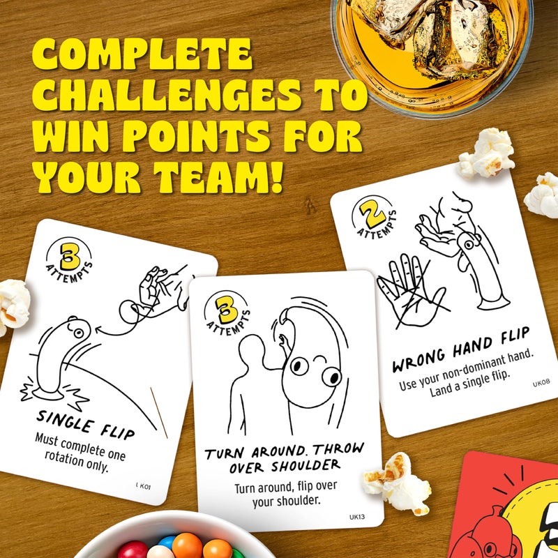 Big Potato Chicken vs Hotdog: The Ultimate Challenge Party Game for Flipping-Fun Families, Board Game for Game Nights - Image 4